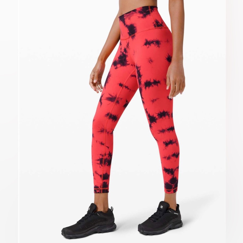 Lululemon Wunder Train High Rise Tie Dye Leggings - Picture 8 of 8